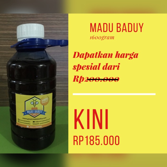 

Madu Baduy Kemasan 1800 gram