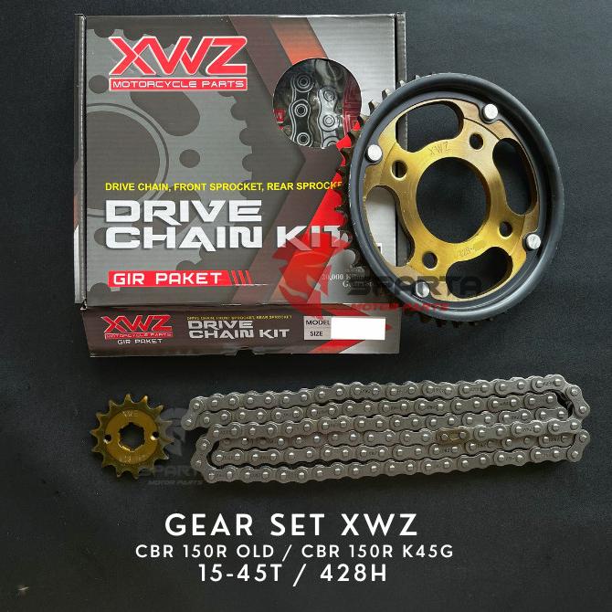 Gear Set Gir Paket Cbr 150R K45A Cbr 150 R K45G Xwz