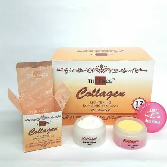 Cream Collagen The Face Siang dan Malam Original Bpom