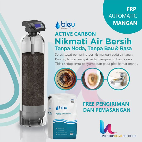 Filter Air Penguin Bleu Manganese FRP 1035 FV AS OTOMATIS FREE INSTALASI