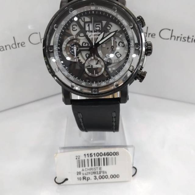 PROMO Jam Tangan Pria Merk Alexander Cristie Ac6393 Original Include Box