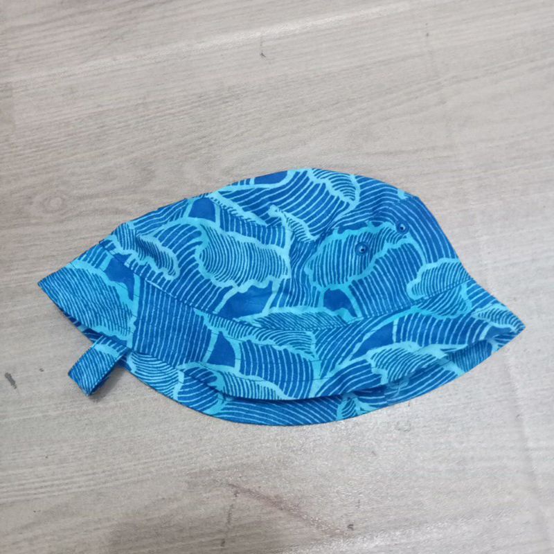 PART3/ (Nb-8y) TOPI ANAK BAYI / TODDLER LAKI / PEREMPUAN JANNIE JACK ORIGINAL BRANDED-JJ-biru corak