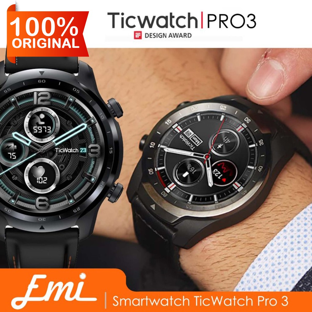 TicWatch Pro 3 with Snapdragon Wear 4100 smartwatch