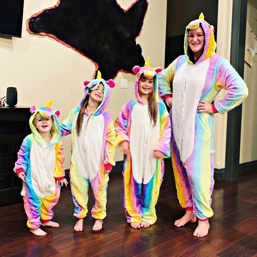 ONESIE UNICORN STAR RAINBOW LOLIPOP KARAKTER PIYAMA KOSTUM COSPLAY DEWASA