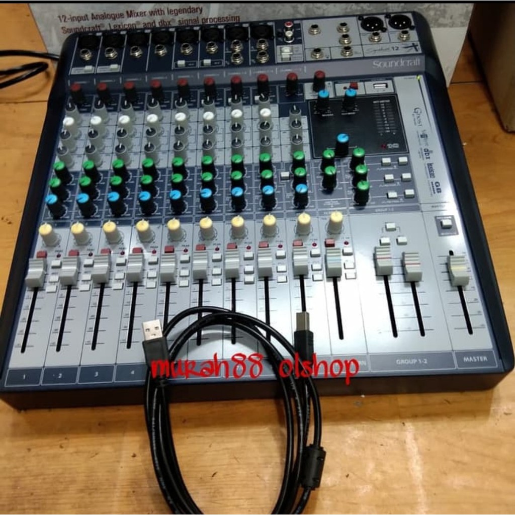 Mixer Audio Soundcraft Signature12 / Signature 12 (12CH) USb