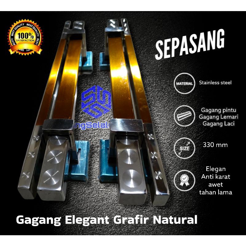 SEPASANG HANDEL PINTU/HANDLE PINTU MEWAH MINIMALIS/HANDEL PINTU UTAMA