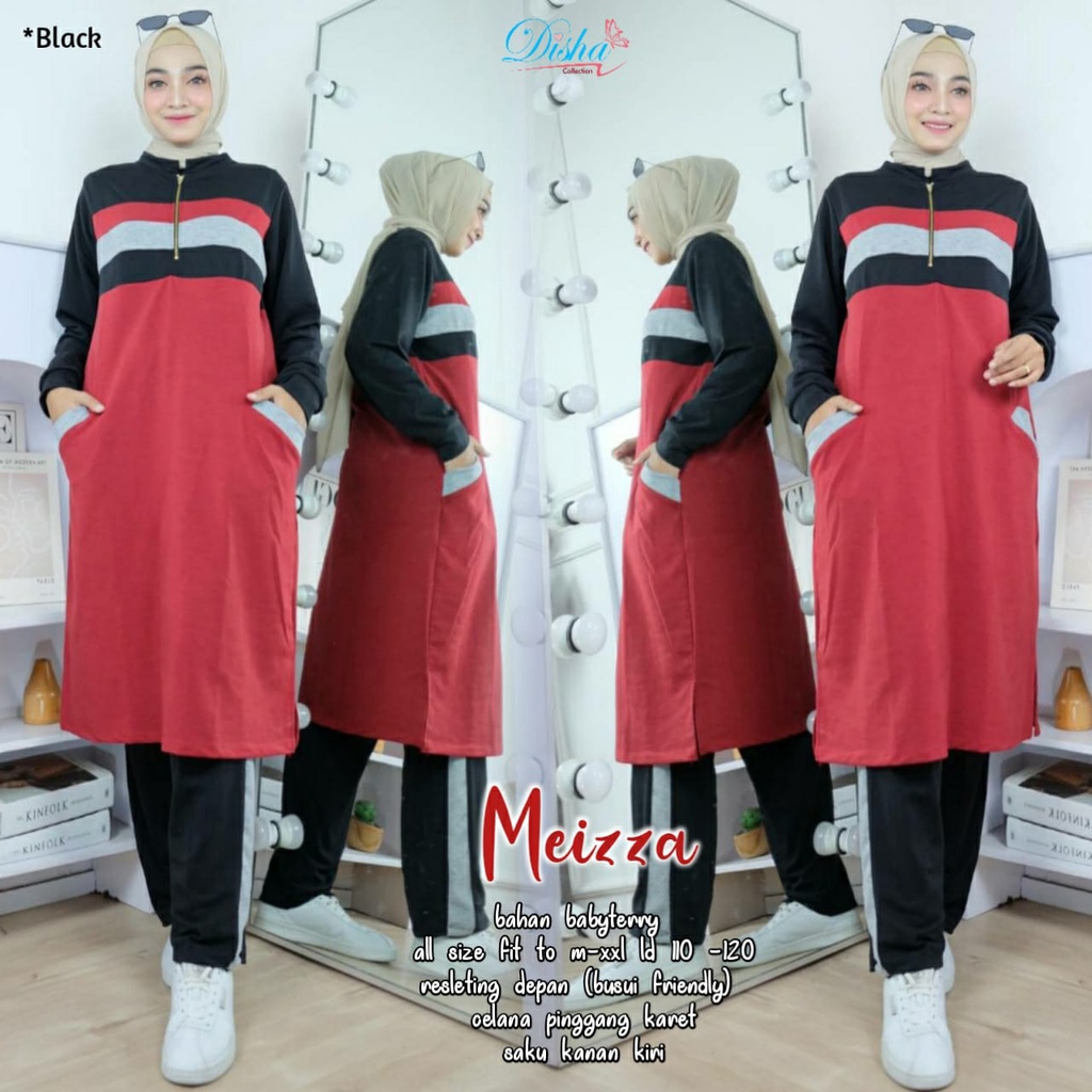 STELAN SETELAN BAJU OLAHRAGA WANITA || SETELAN BAJU OLAHRAGA WANITA MUSLIMAH KEKINIAN || MEIZZA SET 