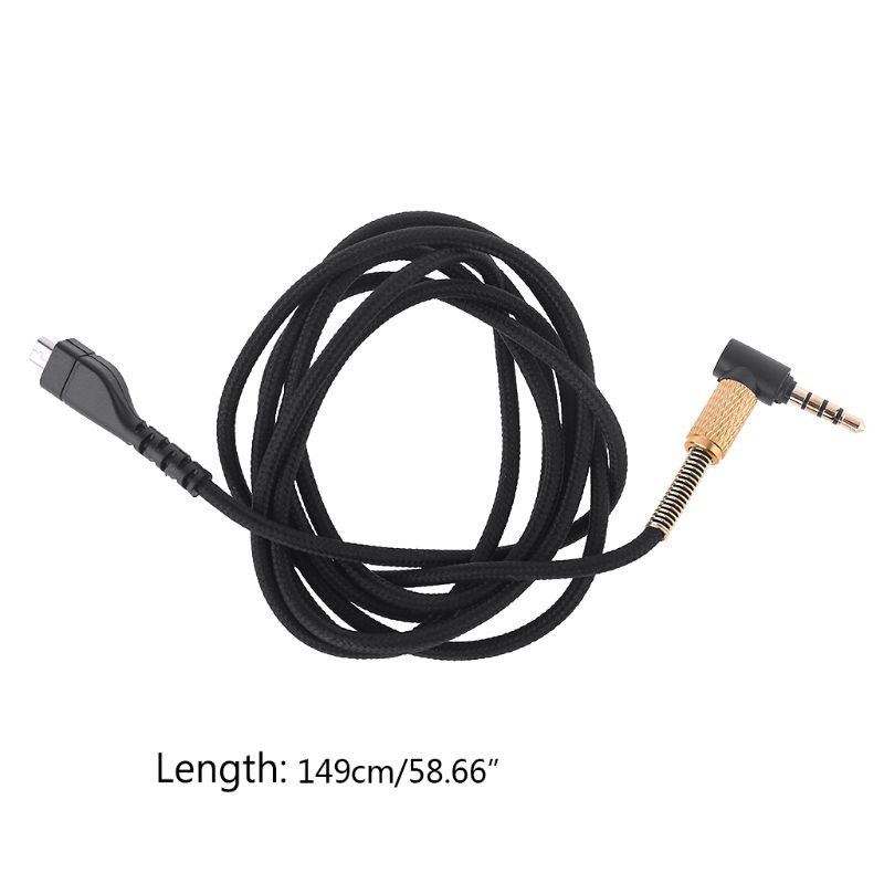 Bt Kabel Cord Headphone Pengganti 3.5mm 1.5M Panjang 60inci Untuk Arctis 3.5 7 9X Pro Gaming Headset Cable Extension