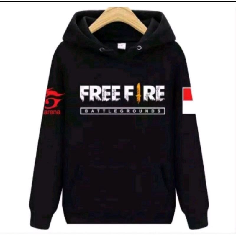 0jaket jemper hoodie anak freefire usia tanggung sampai dewasa/ jaket hoodie freefire terbaru