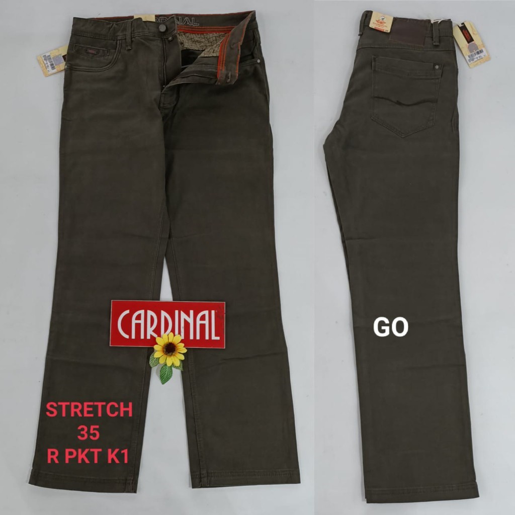 BB 35-PKT CARDINAL CASUAL CELANA POCKETS PANJANG Pria Fashion Laki Brand Kekinian Celana Chino