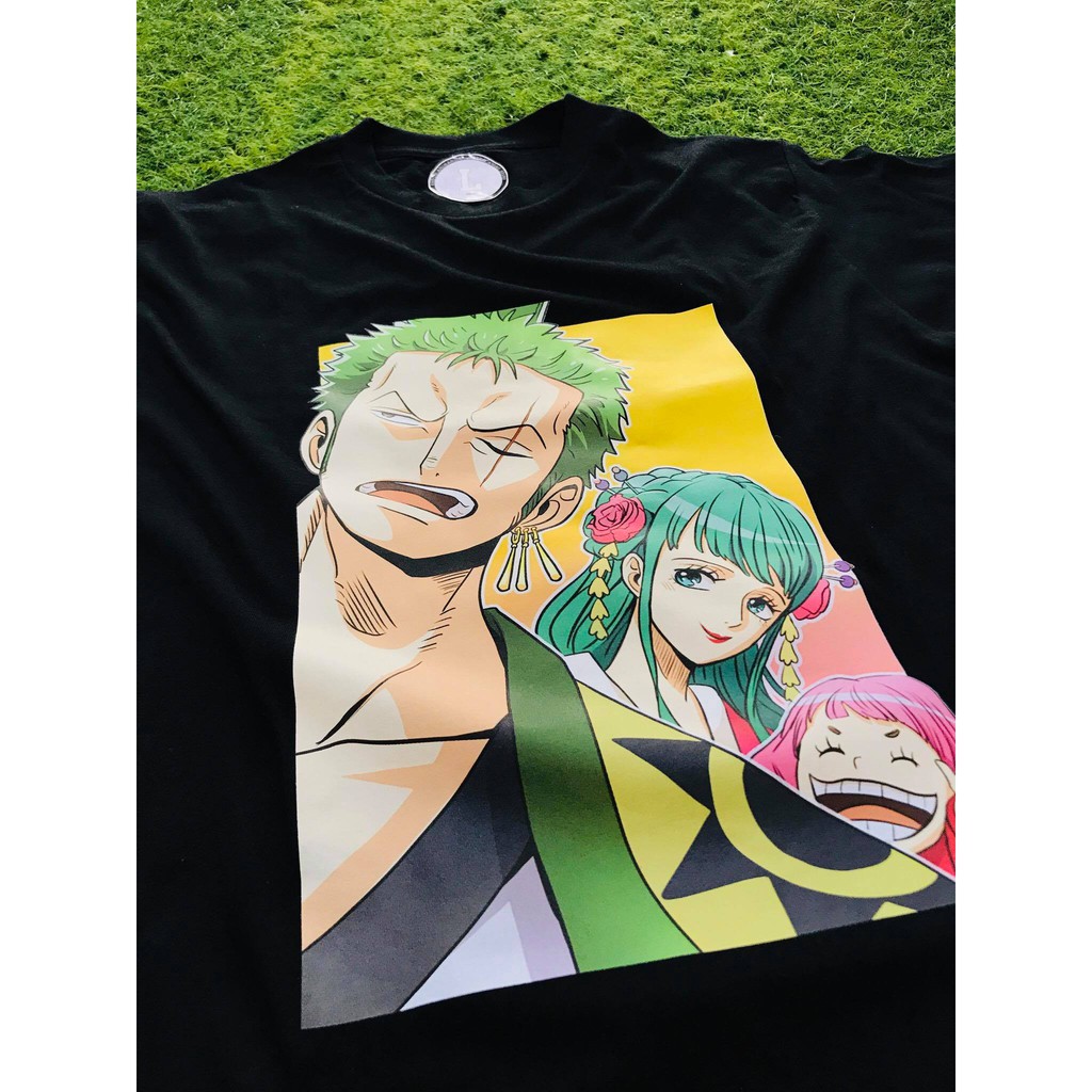 Tshirt ZoroJuro X Komurasaki One Piece Mugiwara Manga Premium