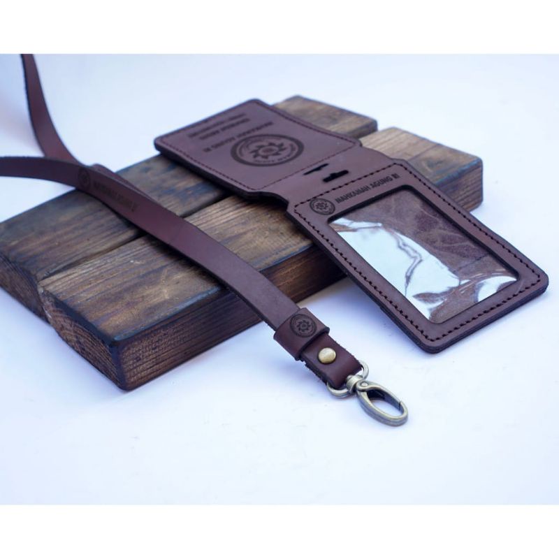 

ID card holder kulit asli dauble magnet