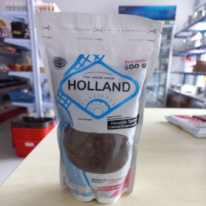 

Holland coklat compound butir 500g