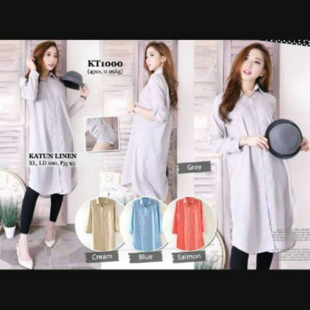 Tunik Katun Linen