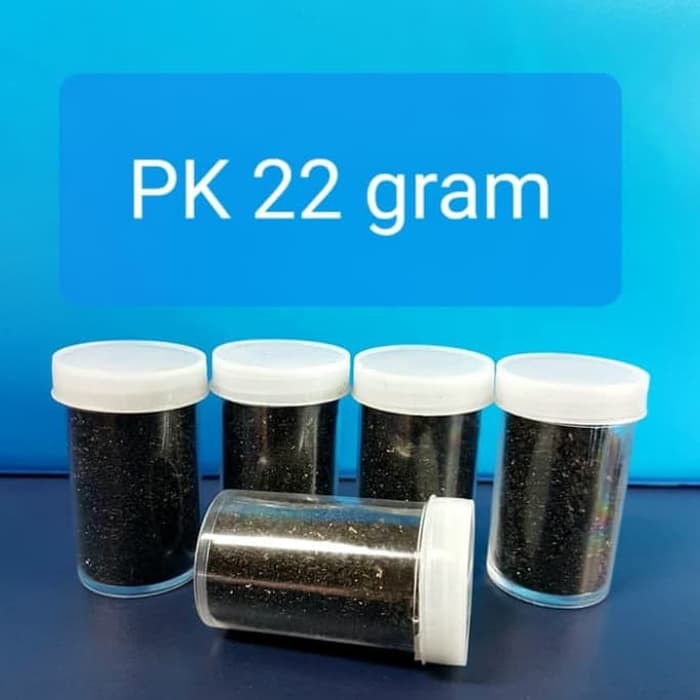 Obat ikan cacar pk kalium permanganat.