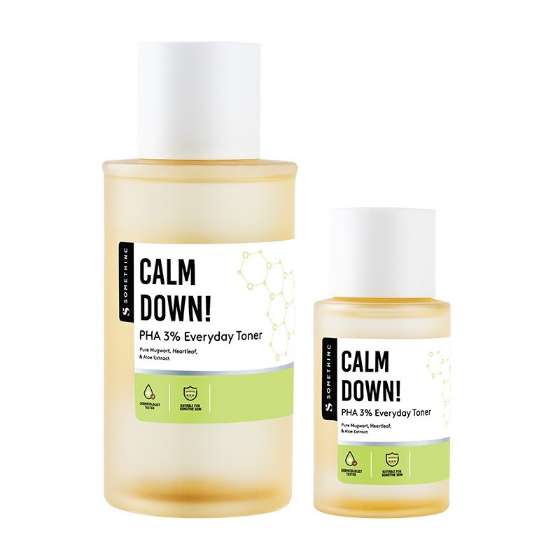 SOMETHINC Calm Down! PHA 3% Everyday Toner -Toner Menenangkan &amp; Mencerahkan kulit