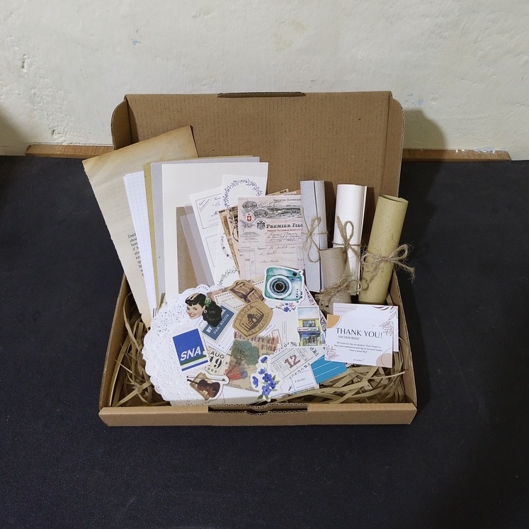 Hampers Journal Mini Kit Vintage Murah
