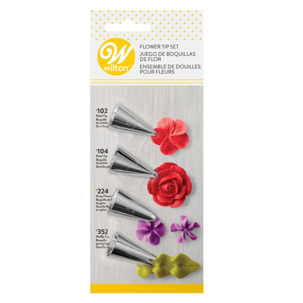 Flower WILTON tip set (ORI). WILTON SPUIT ORI