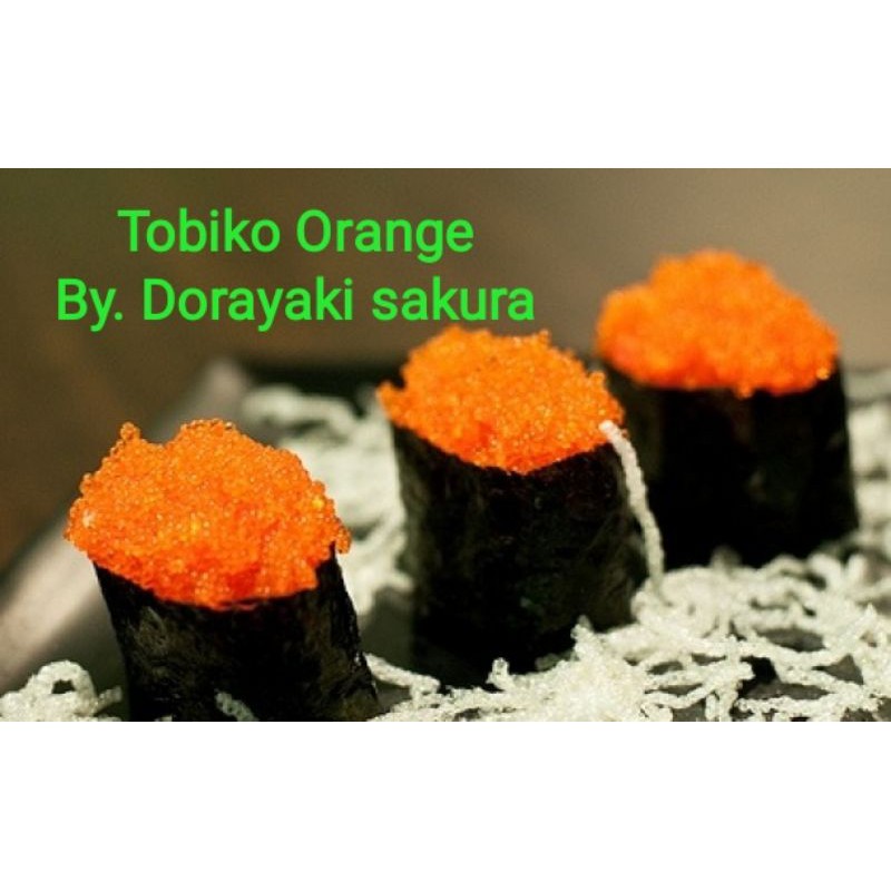 

TERMURAH !! Tobiko orange 500gr l telur ikan flying fish roe 100gr 50gr premium japanese food restoran