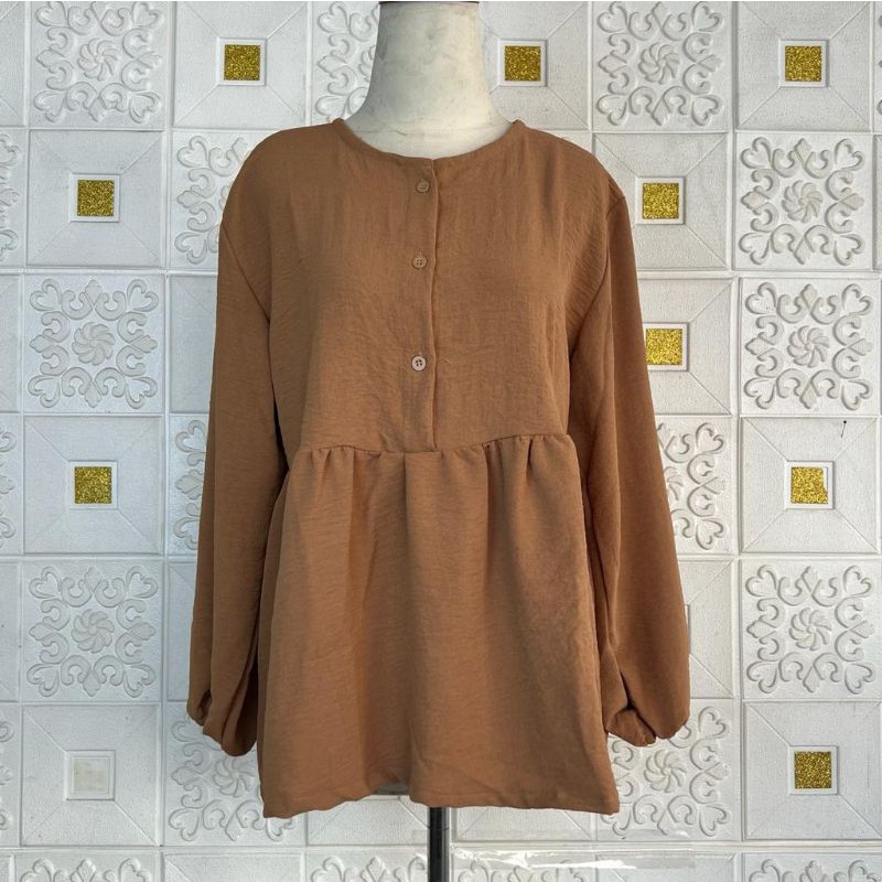 RANIA blouse crinkle airflow polos busui