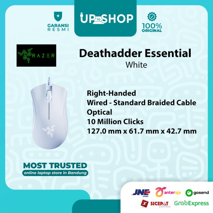 Mouse Razer Gaming DeathAdder Essential White