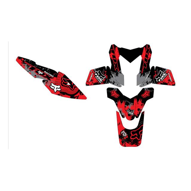 Bayar Di Tempat STIKER Xride Cocok Buat modif trail desain bercak warna tajam