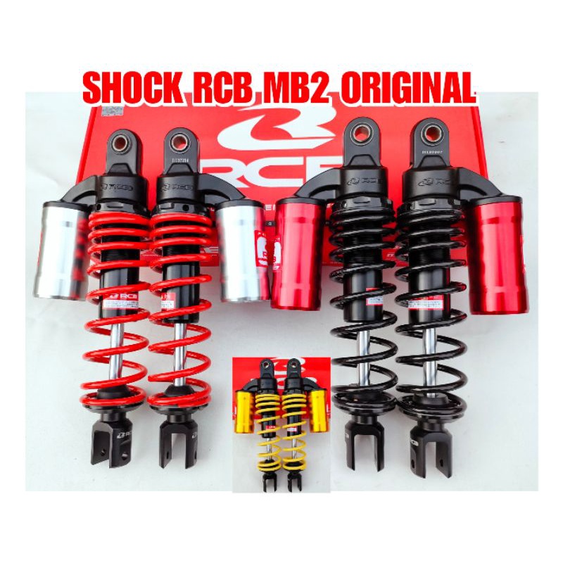 SHOCKBREAKER SHOCK RCB MB2 NEW NMAX - AEROX 155 PCX 150 NMAX OLD NEW AEROX CONNECTED ORIGINAL - SHOCKBREAKER SHOCK RCB MB 2 MB2 MB2+ NMAX - AEROX 155 - NEW NMAX NEW AEROX CONNECTED PCX 150 160 Dll TINGGI 305 DAN 330 MM ORIGINAL NOT EB2 SB2 VS SERIES