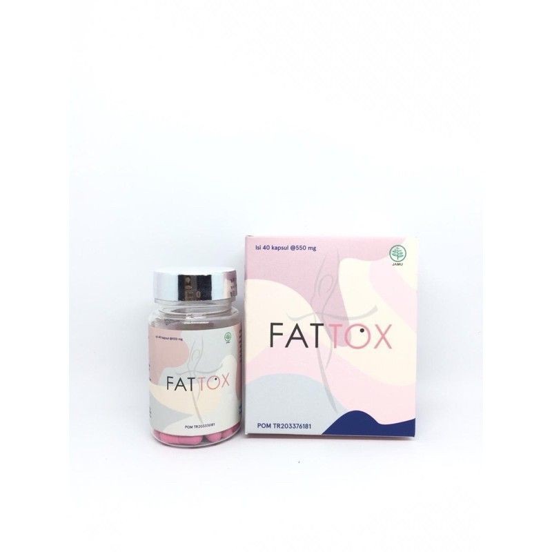 FATTOX Original Fattox Soft Kapsul Diet Obat Herbal Penurunan Berat Badan Alami Bpom