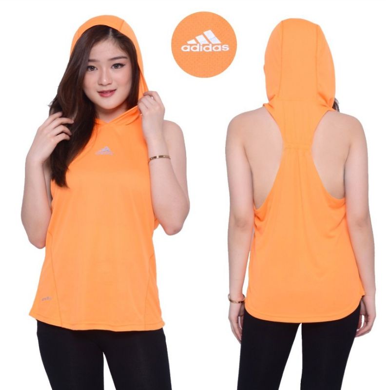 Baju olahraga Adidas Wanita / Singlet Hoodie Adidas Olahraga Wanita /Koas Training Wanita / Singlet 