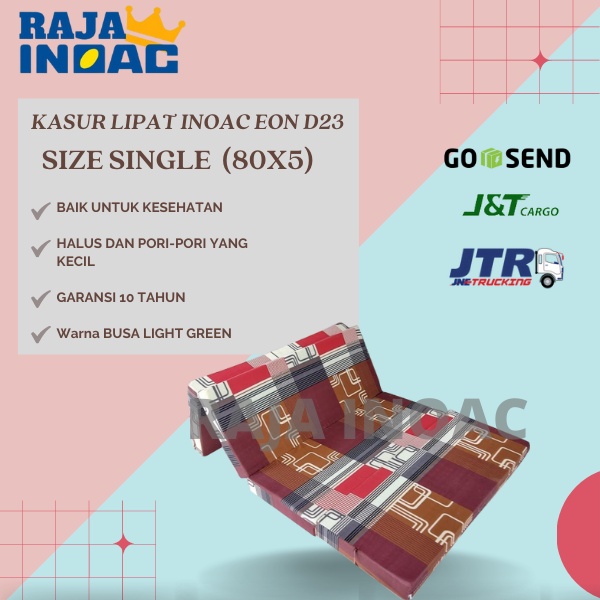 KASUR BUSA LIPAT INOAC EON D23 80X5 ORIGINAL INOAC GARANSI 10 TAHUN - RAJAINOAC