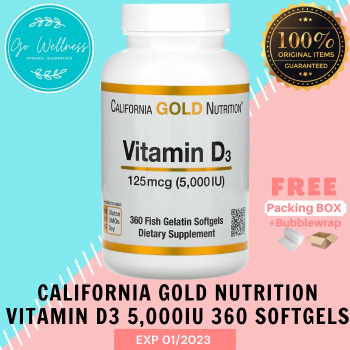 Vitamin d3 5000 iu california gold