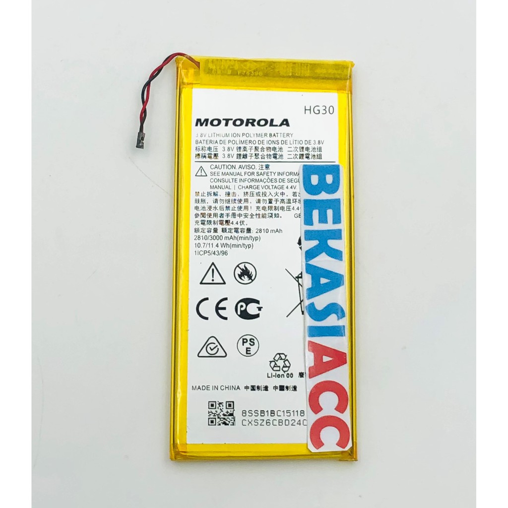 BATERAI MOTO G5S PLUS / BATERAI MOTO G5S+ /BATRE MOTO HG30 ORI