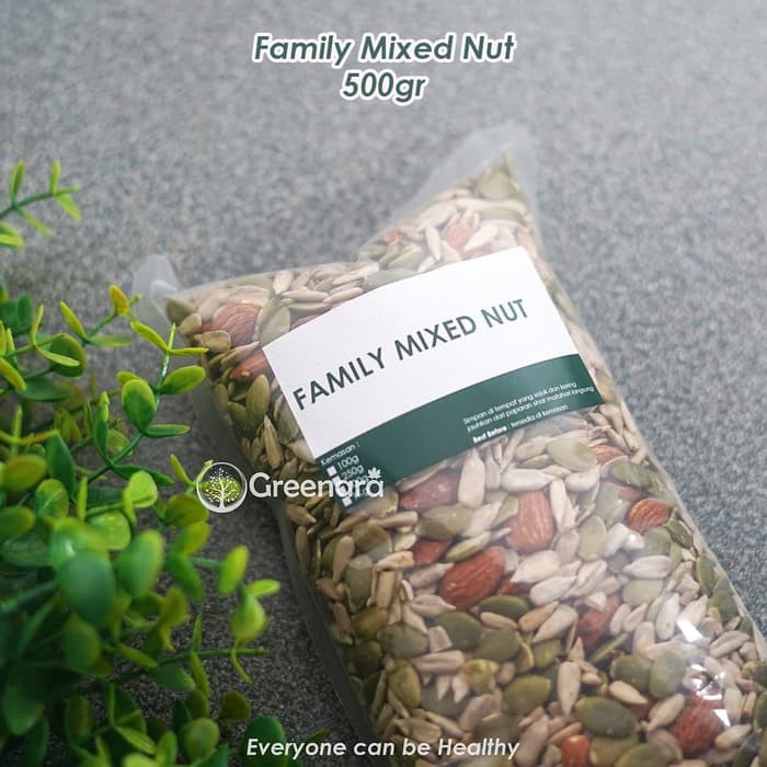 

Family Mixed Nuts 500gr / almond / sunflower seed / pumpkin seed