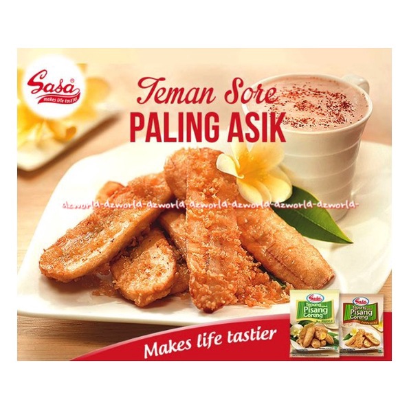 Sasa Tepung Pisang Goreng Vanila Krispi 210gr Tepung Bumbu Instan Untuk Membuat Memasak Pisang Goreng Kriuk Yummy Enak Shasa Banana Crispy