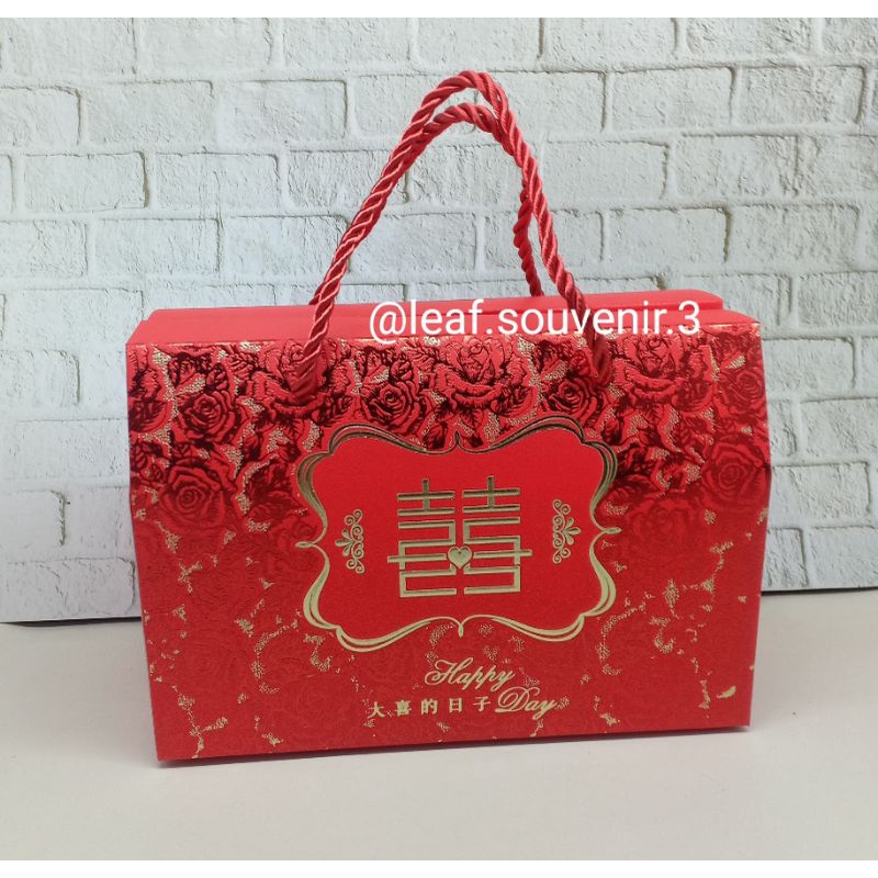 

paperbag sangjit Wedding / tingjing paper bag rose best seller