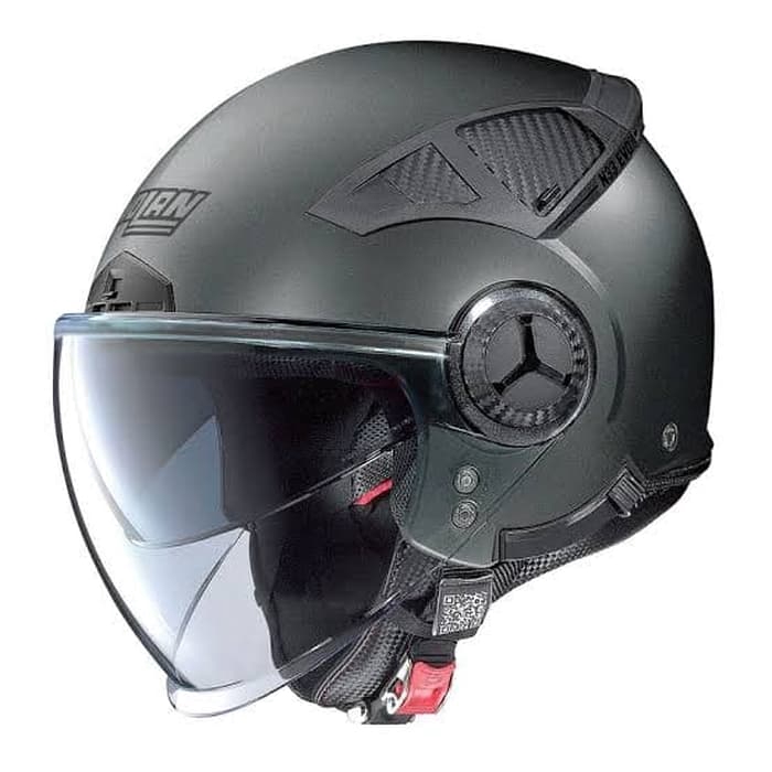 Helm Half Face Nolan N33 Evo Classic Vulcan Grey 102 Double Visor