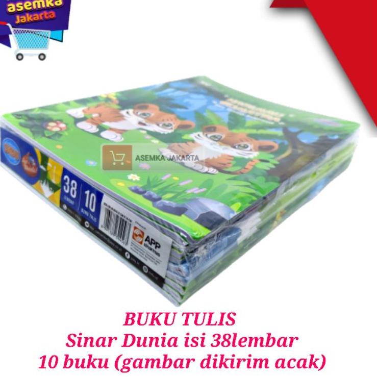 

れ Buku Tulis Sidu 38 lembar Sinar dunia 10buku HOT SALES 2190 ♚