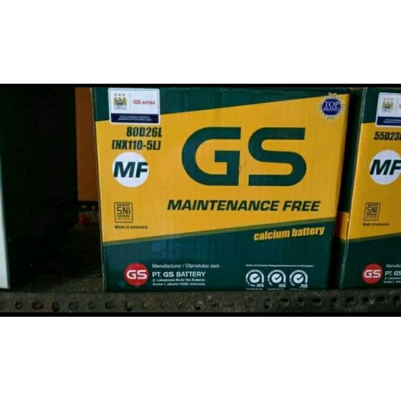 Aki Mobil Toyota Harrier, Prado GS Astra MF 80D26 Aki Kering (NX110-5L)