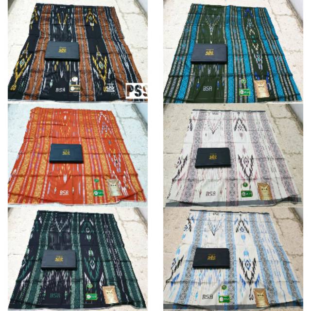 Sarung BSA Motif Bhs Ske Full Sutra 210 Tenun Songket Exclusive