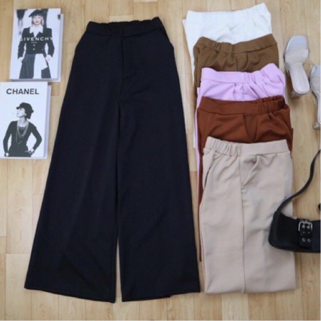 Cullote Highwaist Pants ( polos ) Muat sampe XL jumbo( celana kulot )