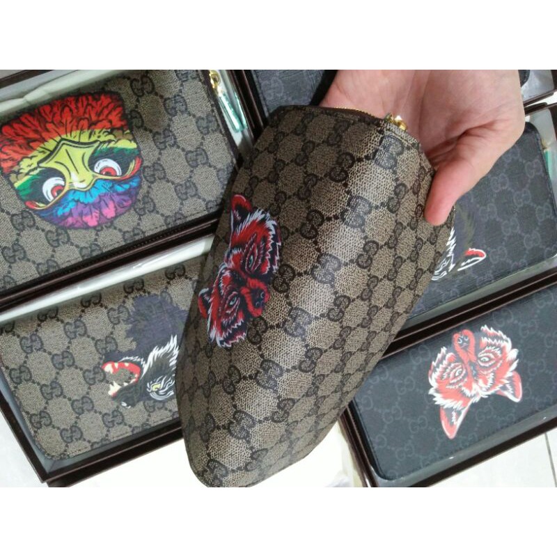 dompet panjang resleting 60017 animal head