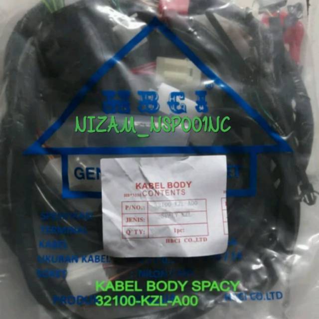 KABEL BODY HONDA SPACY - 32100-KZL-A00