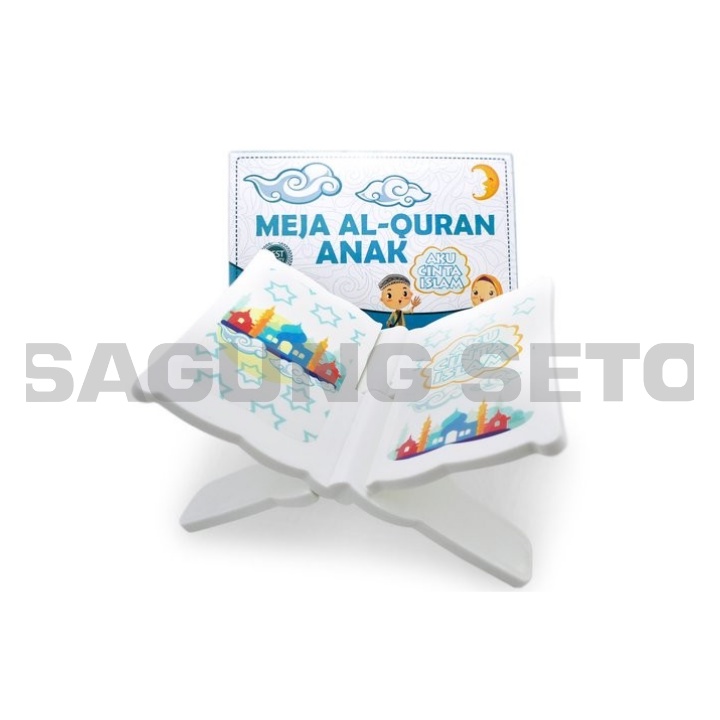 REKAL ANAK-ANAK PUTIH/ MEJA AL-QURAN ANAK (WARNA PUTIH)