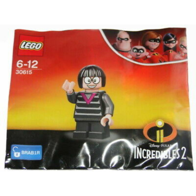 LEGO Disney Pixar The Incredibles 2 Edna Mode - 30615 [Minifigure Toy 4 Pcs] BARU