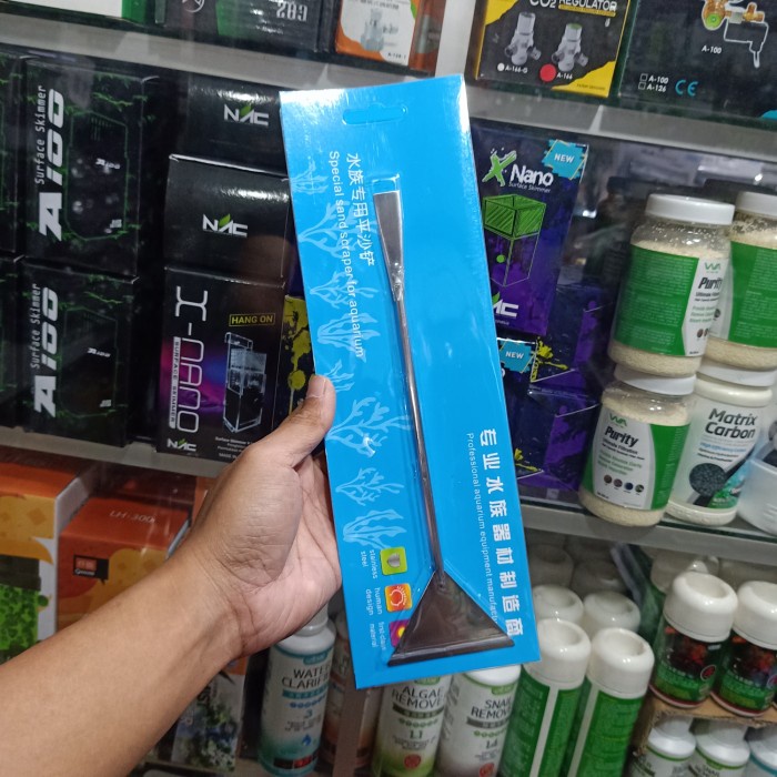 STAINLESS SAND SCRAPER 25MM AQUARIUM AQUASCAPE