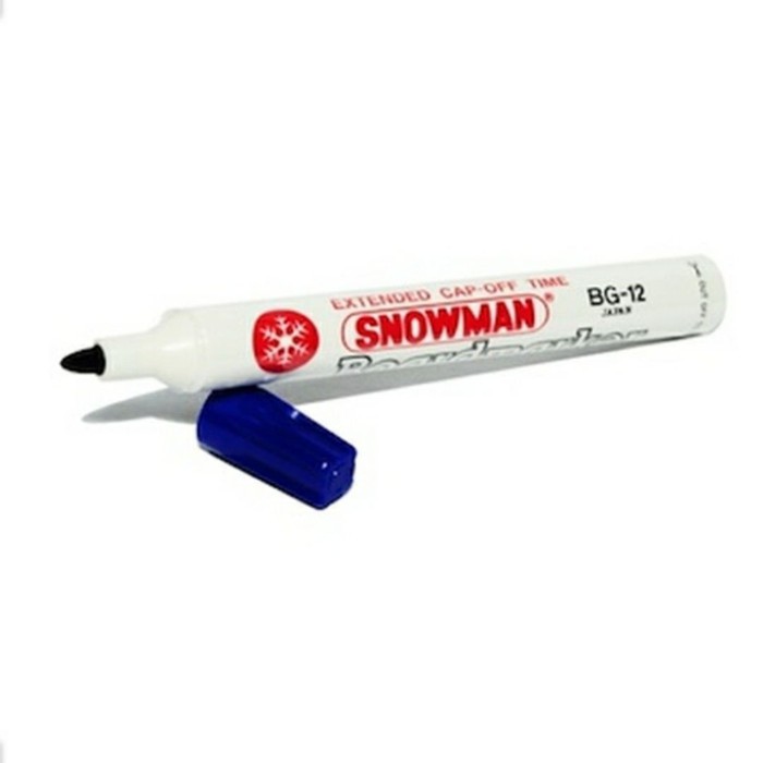 

SPIDOL WHITEBOARD SNOWMAN BG 12,HITAM, BIRU, MERAH
