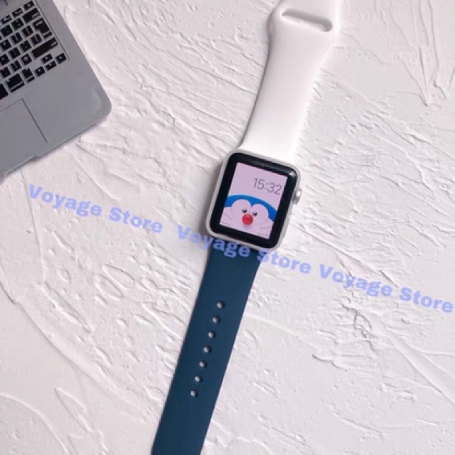 Mix strap rubber silicone apple watch sport 2 4 5 3 42mm 44mm premium karet tali jam iwatch iwo 9 12