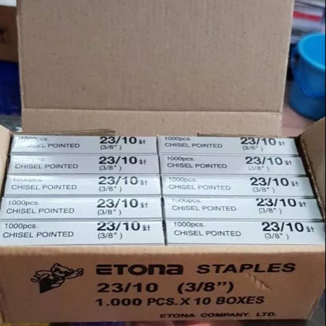 

Isi Staples 23/10 ETONA=.1 box kecil