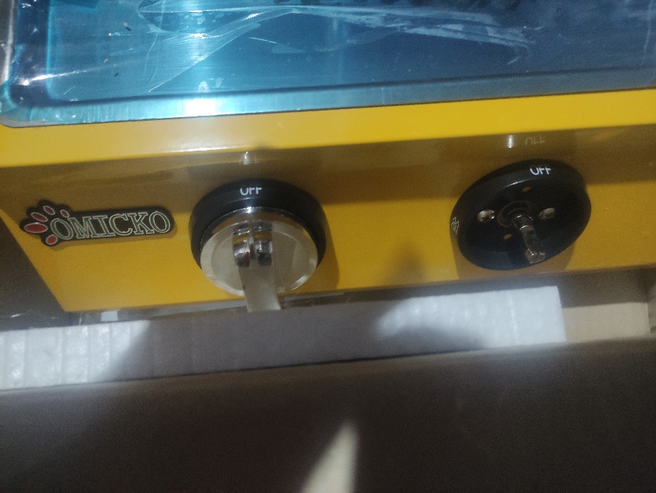 Kompor Panggang Sosis Seafood Omicko 2 Tungku + Kaca Pengaman/kompor Grill Pemanggang Sosis Bbq Sate