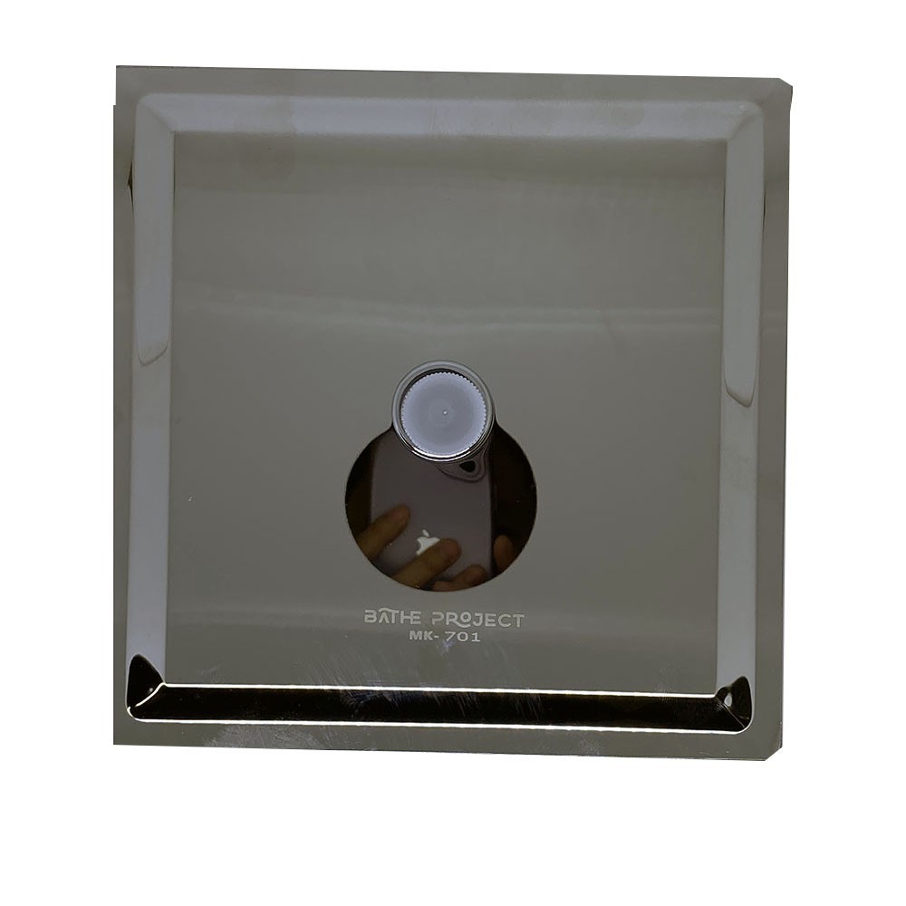 Kepala Shower Mandi Bentuk Kotak 8 Inch 305gr - BATHE PROJECT MK-701 jn